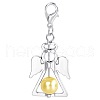 Alloy Angel Pendant Decorations KEYC-PW0009-04E-1