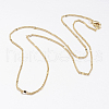 Brass Chain Necklaces MAK-L009-11G-2