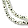 Electroplate Beads Strands EGLA-H104-01H-3