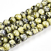 Baking Painted Glass Beads Strands DGLA-N003-6mm-A04-1