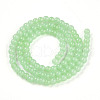 Imitation Jade Glass Beads Strands GLAA-T032-J4mm-03-2