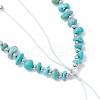 Synthetic Turquoise Mobile Straps HJEW-JM03327-01-4