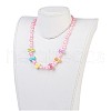 Acrylic Beads Kids Jewelry Sets SJEW-JS00988-01-7