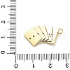 Brass Micro Pave Cubic Zirconia Pendants KK-L229-067G-3