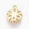 Brass Charms KK-O106-22G-2