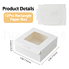 Square Kraft Paper Storage Gift Boxes CON-WH0095-81B-02-2