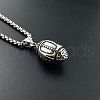 Vintage Punk Style American Football Pendant Necklaces PU3961-4