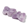 Natural Lepidolite/Purple Mica Stone Pendants G-D087-01G-2