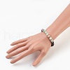 Natural Flower Amazonite Stretch Bracelets BJEW-JB03824-04-3