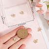 Beebeecraft 10Pcs Eco-Friendly Rack Plating Brass Micro Pave Clear Cubic Zirconia Charms KK-BBC0015-93-3