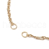 304 Stainless Steel Singapore Chain Bracelet Making AJEW-JB01306-01-2