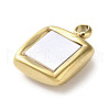 304 Stainless Steel Acrylic Pendants STAS-M091-02D-G-2