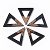 Resin & Walnut Wood Pendants RESI-S358-56D-A-1