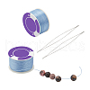  2 Rolls Special Coated Polyester Beading Threads OCOR-NB0002-06G-7