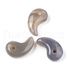 Natural Grey Agate Pendants G-S294-07K-1