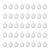 Unicraftale 40Pcs White Cat Eye Charms STAS-UN0045-89-1