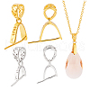   4Pcs 2 Colors 925 Sterling Silver Pendant Bails STER-PH0002-33-1