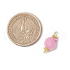Plastic Shell Shape Links Connector Charms PALLOY-JF03840-2