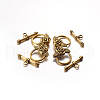 Tibetan Style Toggle Clasps X-GLF0026Y-3
