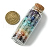 Glass Wishing Bottle Decoration AJEW-JD00012-02-3