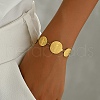 Stainless Steel Round Link Bracelets for Women FF1635-2-2