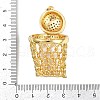 Brass Micro Pave Cubic Zirconia Pendants KK-S526-10G-E-3