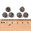 Polymer Clay Rhinestone Beads X-RB-C1438-10mm-A12-2