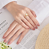 DICOSMETIC 1Pc Adjustable 925 Silver Ring Adjustable Ring Findings FIND-DC0006-63G-7