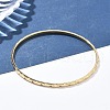304 Stainless Steel Bangles for Women AJEW-P127-09G-2