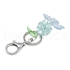 3Pcs 3 Colors Butterfly & Flower Acrylic Pendant Keychain KEYC-JKC00988-5