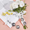 Alloy Wedding Bouquet Pendant Decoration PALLOY-UN00011-2