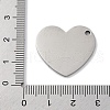 201 Stainless Steel Pendants STAS-Q342-23P-3