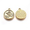 Tibetan Style Alloy Pendants TIBEP-S036-AG-LF-1