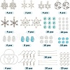 SUNNYCLUE DIY Christmas Snowflake Earring Making Kit DIY-SC0022-76-2