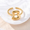 304 Stainless Steel Open Cuff Rings for Women RJEW-M060-01G-02-2