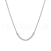 Non-Tarnish Stainless Steel Round Beaded Pendant Necklaces for Women QC8128-2-1