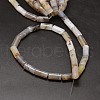 Column Natural Dendritic Agate Bead Strands G-M257-16x8mm-21-2