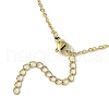 Natural Mixed Gemstone Faceted Bullet Shaped Pendant Necklaces NJEW-JN05026-01-6