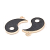 Alloy Enamel Pendants PALLOY-D015-05A-3
