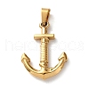 201 Stainless Steel Pendants STAS-U053-10B-G-1