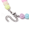 Acrylic Beaded Kids Necklace NJEW-JN04708-02-5