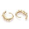 Brass Earring Findings KK-O100-02E-G-2