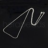 Anti-Tarnish Rhodium Plated 925 Sterling Silver Necklaces STER-M034-33B-2