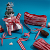   50M 2 Styles Polyester Stripe Ribbon OCOR-PH0004-92-5