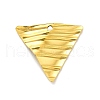 Ion Plating(IP) 201 Stainless Steel Pendants STAS-G296-04G-2