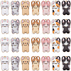 SUNNYCLUE 28Pcs 7 Colors Rack Plating Alloy Enamel Pendants FIND-SC0012-05-1
