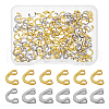 SUPERFINDINGS 200Pcs 2 Bag Brass Links FIND-FH0009-60B-1