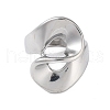 Ion Plating(IP) 304 Stainless Steel Rings for Women RJEW-K270-03B-P-2