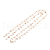 Handmade Cultured Freshwater Pearl Beaded Chains AJEW-JB00949-04-2
