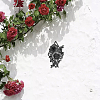 Iron Wall Hanging Decoration HJEW-WH0013-079-5